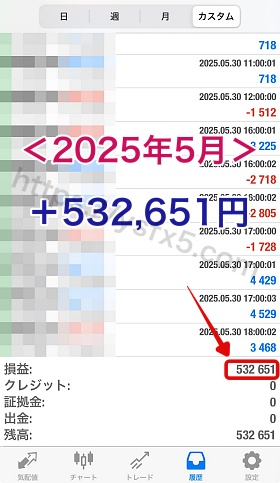 スコーピオンEA-2025年5月の成績